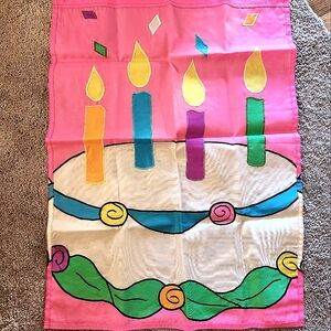 Decorative Birthday Flag for home